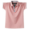 Summer Men Polo Shirt Mens Classic Solid Polo Shirts Cotton Shirt 6XL Large Size Casual Fashion Men Outwear Clothing Tops Tees