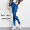 Women Jeans Plus Size Casual high waist summer Autumn Pant Slim Stretch Cotton Denim Trousers for woman Blue black 4xl 5xl 6xl