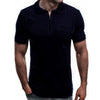 DIMUSI Men Polo Shirts Summer Men Casual Short Sleeve Polos Shirts Fashion Mens Slim Zipper Tops Tees Para Hombre Brand Clothing