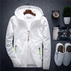 Jacket Men's Large Size Summer Bomber Spring Windbreaker cloth Streetwear Coat Hood 2020 Fashion Male Clothing 7XL Plus Size 6XL