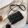 Small Weave Flap Bags For Women 2020 New Good Quality Fashion PU Leather Shoulder Crossbody Bag Female Summer Handbags
