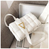 Small Weave Flap Bags For Women 2020 New Good Quality Fashion PU Leather Shoulder Crossbody Bag Female Summer Handbags