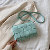 Small Weave Flap Bags For Women 2020 New Good Quality Fashion PU Leather Shoulder Crossbody Bag Female Summer Handbags