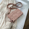 Small Weave Flap Bags For Women 2020 New Good Quality Fashion PU Leather Shoulder Crossbody Bag Female Summer Handbags