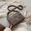 Small Weave Flap Bags For Women 2020 New Good Quality Fashion PU Leather Shoulder Crossbody Bag Female Summer Handbags