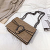 2019 New Shoulder Bag Chains Messenger Bag Fashion Girls Casual Handbag Simple Leisure Personality Small Square Women Bag
