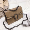 2019 New Shoulder Bag Chains Messenger Bag Fashion Girls Casual Handbag Simple Leisure Personality Small Square Women Bag