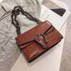 2019 New Shoulder Bag Chains Messenger Bag Fashion Girls Casual Handbag Simple Leisure Personality Small Square Women Bag