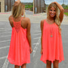 Women beach dress 2020 new fashion fluorescence female summer dress chiffon voile women dress women clothing plus size