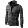 NaranjaSabor Spring Autumn Men's Cardigan Multi Button Hoodies Fashion Sweatshirt Casual Male Tracksuits Men Brand Clothing N432
