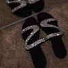 Women Summer Flat Bling Slippers Ladies Crystal Soft Flip Flops Female Outdoor Casual Beach Shoes Woman Slides New Fashion 2020