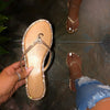 Women Summer Flat Bling Slippers Ladies Crystal Soft Flip Flops Female Outdoor Casual Beach Shoes Woman Slides New Fashion 2020