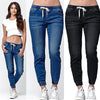 2020 New Autumn Pencil Pants Vintage High Waist Jeans New Womens Pants Full Length Pants Loose Ccowboy Pants Plus Size 5XL 6XL