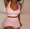 summer flannel two pieces set solid women streetwear sweatshirts crop top+ shorts outfit fashion tracksuit velvet clothing 2020