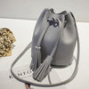 Vintage Tassel Crossbody Bucket Bag Luxury Woman Bag Female Shoulder Handbags Drawstring Messenger Crossbody Bags Sac Main