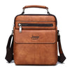 JEEP BULUO Brand Men's Crossbody Shoulder Bags High quality Tote Fashion Business Man Messenger Bag Big Size Split Leather Bags