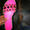 Women Summer Flat Bling Slippers Ladies Crystal Soft Flip Flops Female Outdoor Casual Beach Shoes Woman Slides New Fashion 2020