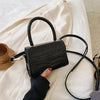 Crocodile Pattern Crossbody Bags For Women 2020 Small Chain Handbag Small Bag PU Leather Hand Bag Ladies Designer