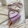 Crocodile Pattern Crossbody Bags For Women 2020 Small Chain Handbag Small Bag PU Leather Hand Bag Ladies Designer
