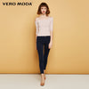 Vero Moda Women's Slim Fit Wrap Stretch Denim Pants Crop Jeans | 316449501