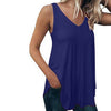 Plus Size 5XL Summer Fashion Casual Pure Color Tops Camis Vest Tee Top Female Women's Sleeveless Shirt Blusas Femininas Clothing