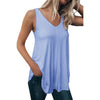 Plus Size 5XL Summer Fashion Casual Pure Color Tops Camis Vest Tee Top Female Women's Sleeveless Shirt Blusas Femininas Clothing
