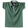 Summer Men Polo Shirt Mens Classic Solid Polo Shirts Cotton Shirt 6XL Large Size Casual Fashion Men Outwear Clothing Tops Tees