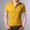 2020 New Fashion Brands Polo Shirt Men's 100% Cotton Summer Slim Fit Short Sleeve Solid Color Boys Polos Casual Mens Clothing