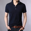 2020 New Fashion Brands Polo Shirt Men's 100% Cotton Summer Slim Fit Short Sleeve Solid Color Boys Polos Casual Mens Clothing