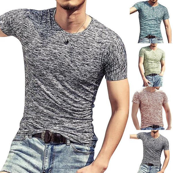 Fashion Men T Shirts Summer Sports Running Top Tees Male Clothing Short Sleeve Casual O Neck Cotton Fitness Tshirt Sportwears