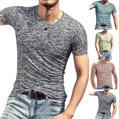 Fashion Men T Shirts Summer Sports Running Top Tees Male Clothing Short Sleeve Casual O Neck Cotton Fitness Tshirt Sportwears