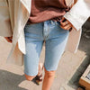 Colorfaith New 2020 Women Summer Jeans 3 Colors High Waist Casual Trousers Denim Streetwear Skinny Knee Length Pants J3438-8