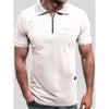 DIMUSI Men Polo Shirts Summer Men Casual Short Sleeve Polos Shirts Fashion Mens Slim Zipper Tops Tees Para Hombre Brand Clothing