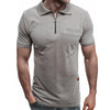DIMUSI Men Polo Shirts Summer Men Casual Short Sleeve Polos Shirts Fashion Mens Slim Zipper Tops Tees Para Hombre Brand Clothing