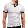 DIMUSI Men Tops Shirts Summer Fashion Men Short Sleeve Slim Polos Shirts Male Tops Tees Para Hombre Brand Clothing 5XL,YA910