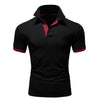 DIMUSI Men Tops Shirts Summer Fashion Men Short Sleeve Slim Polos Shirts Male Tops Tees Para Hombre Brand Clothing 5XL,YA910