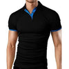 DIMUSI Men Tops Shirts Summer Fashion Men Short Sleeve Slim Polos Shirts Male Tops Tees Para Hombre Brand Clothing 5XL,YA910
