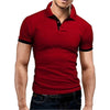 DIMUSI Men Tops Shirts Summer Fashion Men Short Sleeve Slim Polos Shirts Male Tops Tees Para Hombre Brand Clothing 5XL,YA910