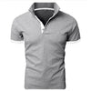 DIMUSI Men Tops Shirts Summer Fashion Men Short Sleeve Slim Polos Shirts Male Tops Tees Para Hombre Brand Clothing 5XL,YA910