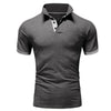 DIMUSI Men Tops Shirts Summer Fashion Men Short Sleeve Slim Polos Shirts Male Tops Tees Para Hombre Brand Clothing 5XL,YA910