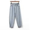Women 2019 Mom Jeans Harem Jeans Casual Denim Pants Boyfriends Jeans Femme Trousers Ripped Jeans Vintage Retro