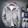 Jacket Men's Large Size Summer Bomber Spring Windbreaker cloth Streetwear Coat Hood 2020 Fashion Male Clothing 7XL Plus Size 6XL
