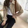 women's shirt work plus size boyfriend button blouse woman shirts casual long sleeve korean fashion clothing corduroy shirts
