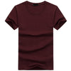Hot Sale High Quality Fashion Mens T Shirts Short Sleeve T-shirt Mens Solid Casual Cotton Tee Shirt Summer Clothing 5XL TX112