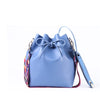 2019 New Women Bag with Colorful Strap Bucket Bag Women PU Leather Shoulder Bags Brand Designer Ladies Crossbody Messenger Bags