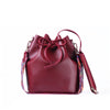 2019 New Women Bag with Colorful Strap Bucket Bag Women PU Leather Shoulder Bags Brand Designer Ladies Crossbody Messenger Bags