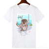 Summer Women  T-shirt 2019 Fashion Thin Section T Shirt Harajuku Printed Tshirt Leisure Streetwear Female Clothing