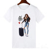 Summer Women  T-shirt 2019 Fashion Thin Section T Shirt Harajuku Printed Tshirt Leisure Streetwear Female Clothing