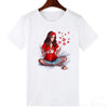 Summer Women  T-shirt 2019 Fashion Thin Section T Shirt Harajuku Printed Tshirt Leisure Streetwear Female Clothing