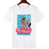 Summer Women  T-shirt 2019 Fashion Thin Section T Shirt Harajuku Printed Tshirt Leisure Streetwear Female Clothing